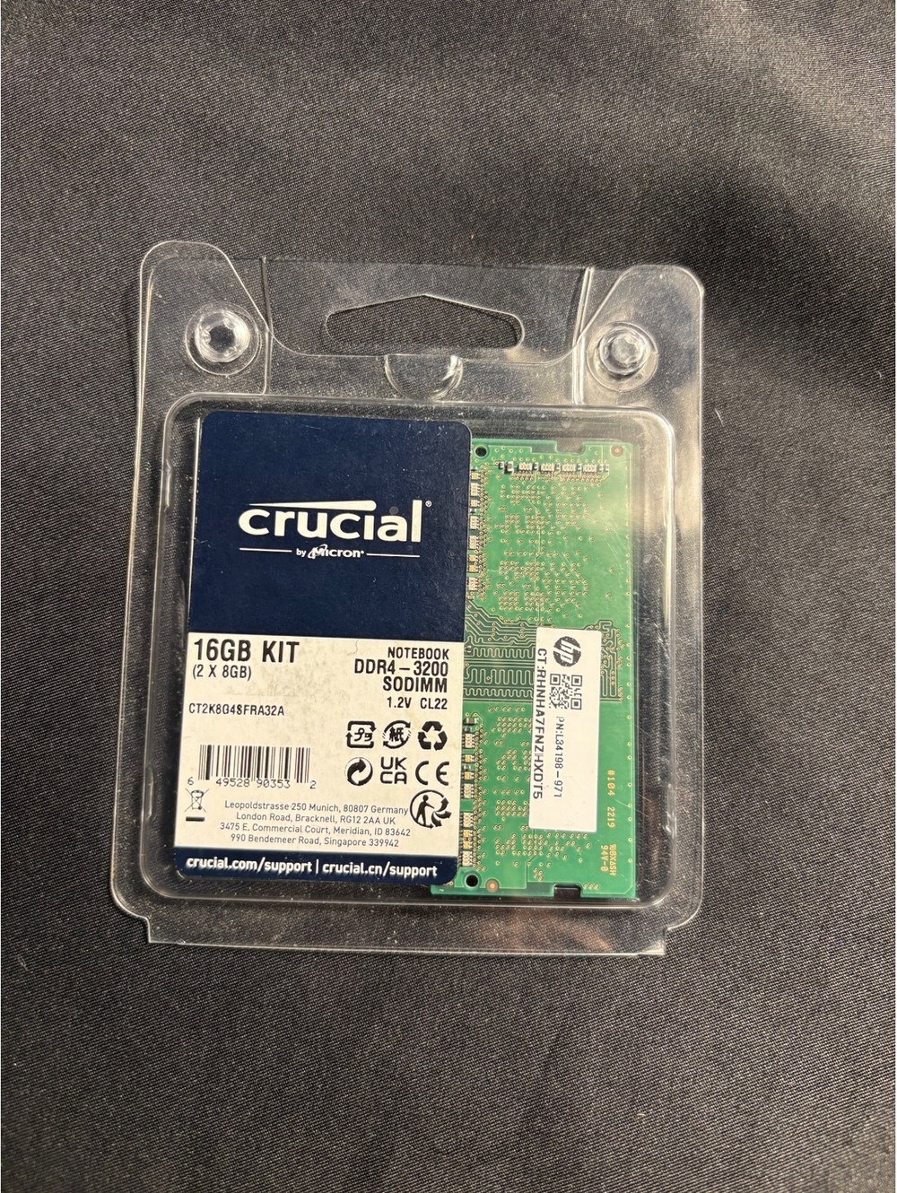 Samsung 8GB DDR4 3200MHz SODIMM Laptop RAM New